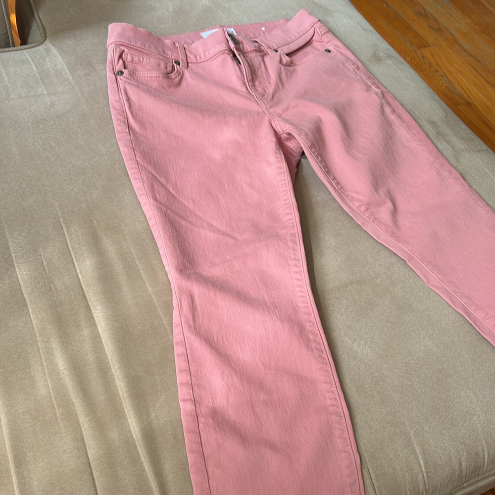 Ann Taylor LOFT skinny crop jeans, size 4